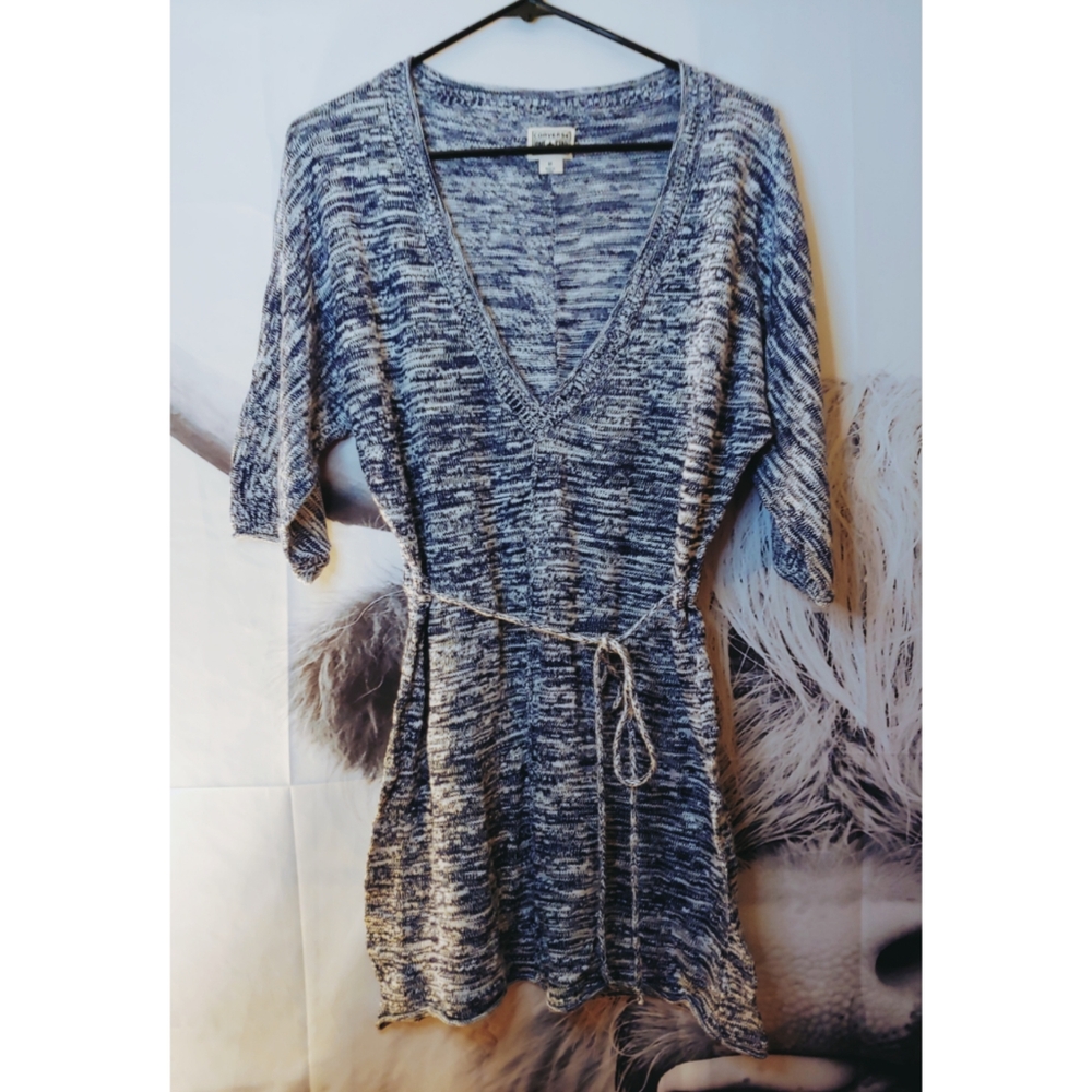 Converse v-neck tie waist dress